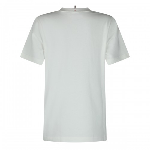 WHITE COTTON T-SHIRT