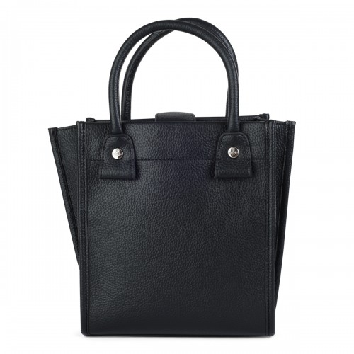 BLACK TOP HANDLE BAG