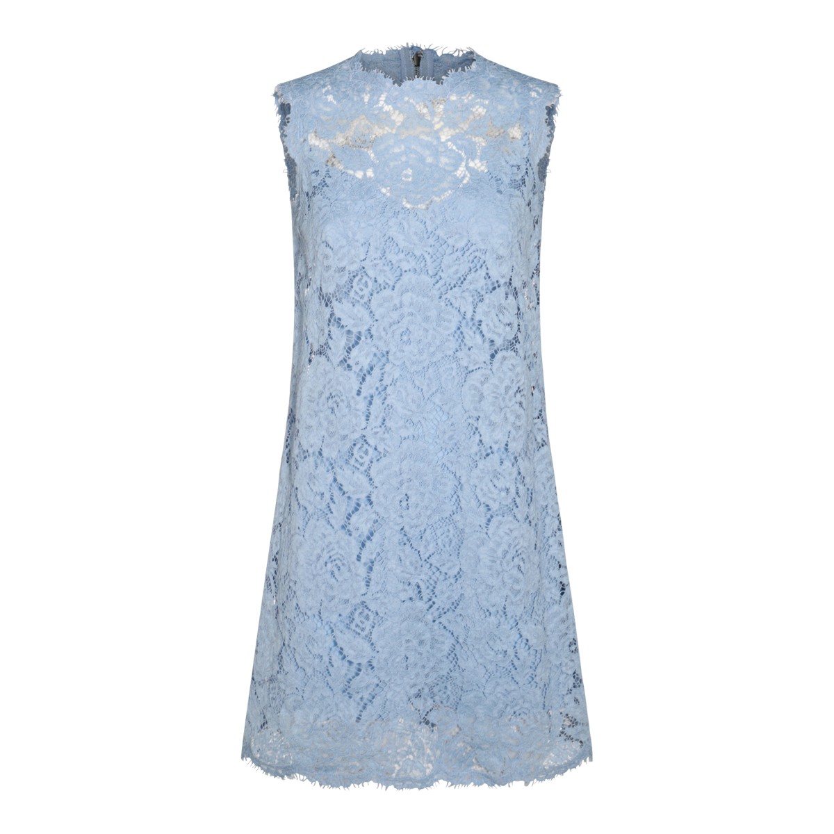 LIGHT BLUE VISCOSE DRESS