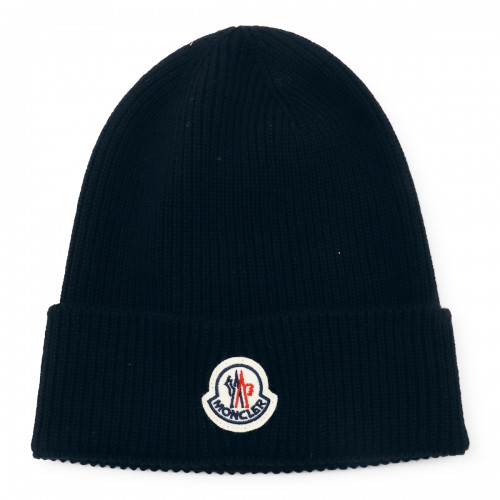 NAVY BLUE WOOL HAT