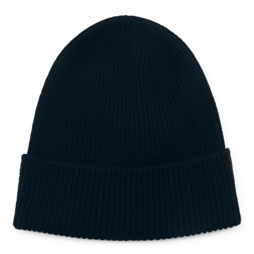 NAVY BLUE WOOL HAT