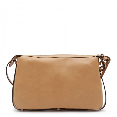 BEIGE LEATHER MEDIUM SIMPLY BAG