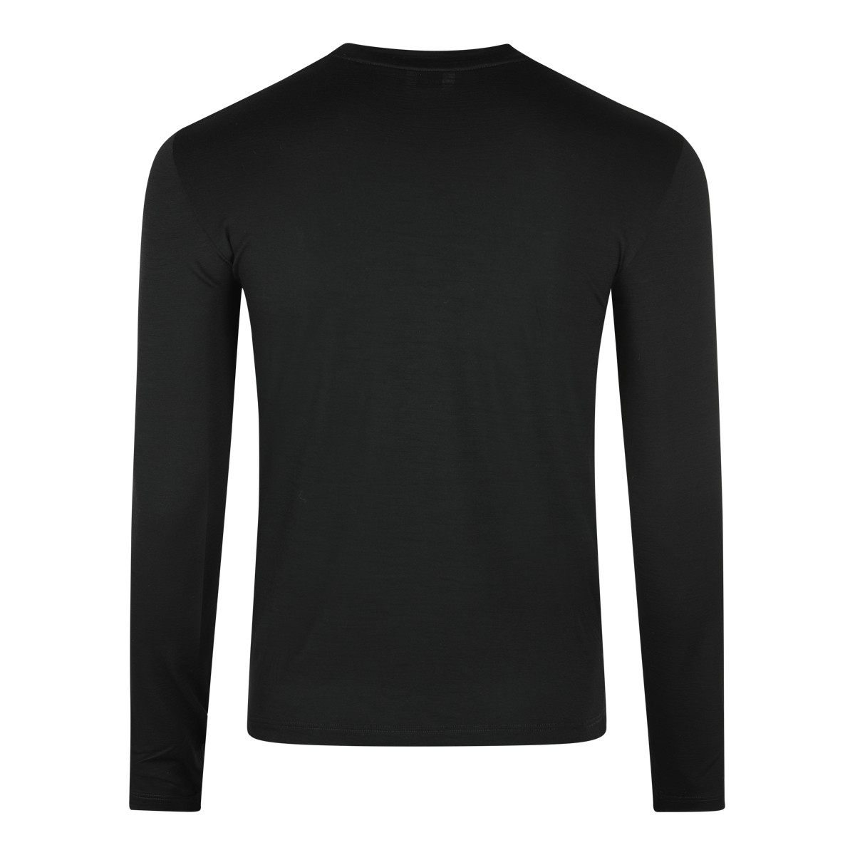 BLACK WOOL KNITWEAR