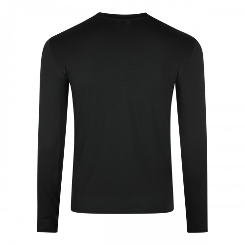 BLACK WOOL KNITWEAR