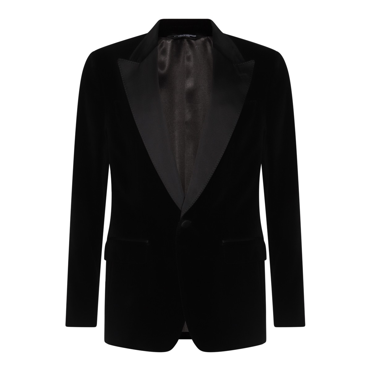 BLACK COTTON BLAZER