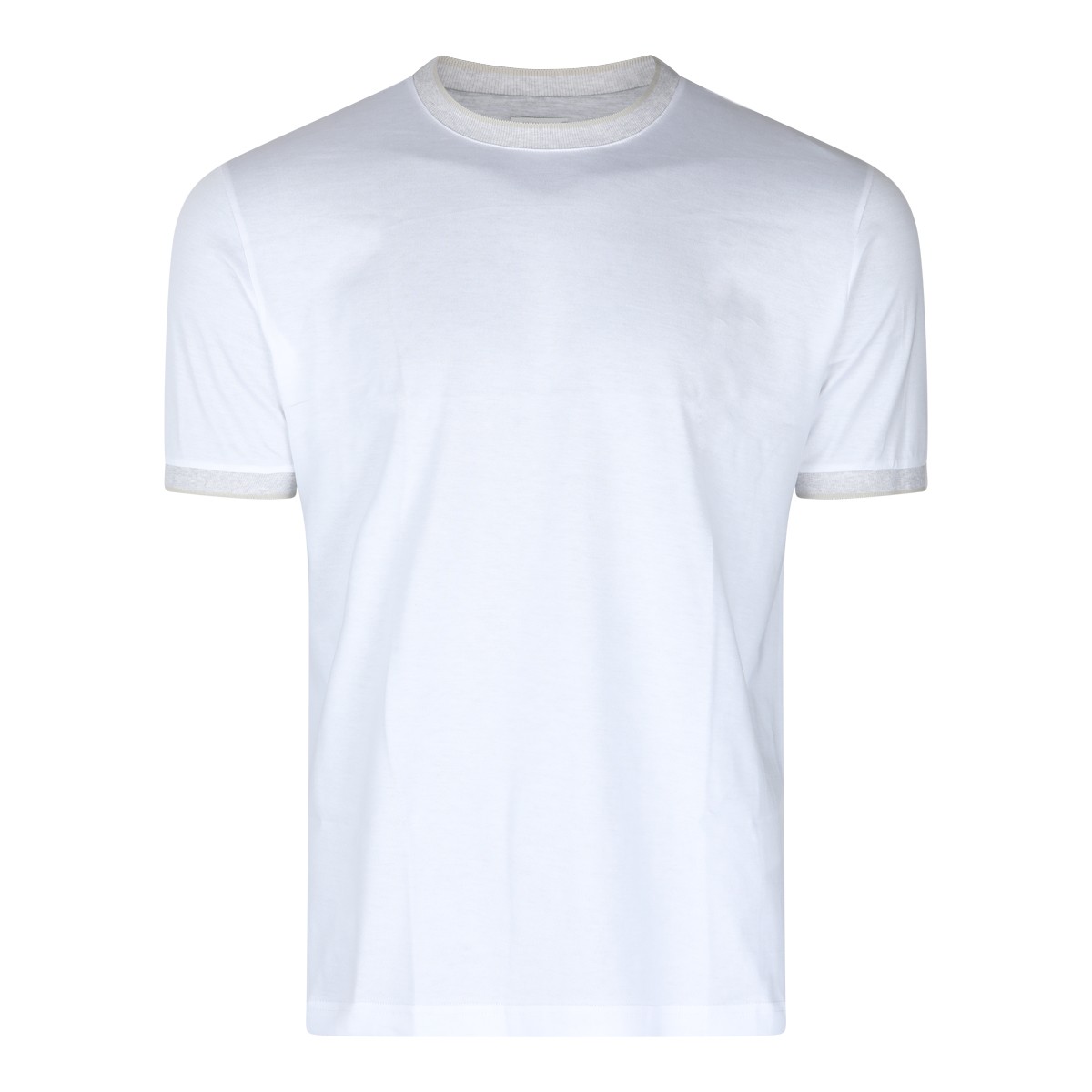 WHITE COTTON T-SHIRT