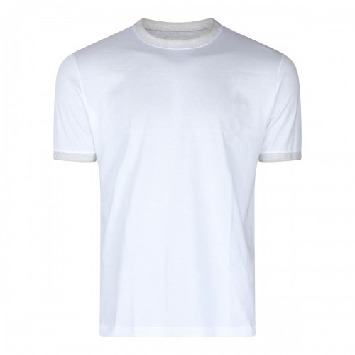 WHITE COTTON T-SHIRT