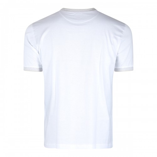 WHITE COTTON T-SHIRT