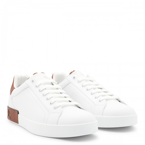 WHITE LEATHER SNEAKERS