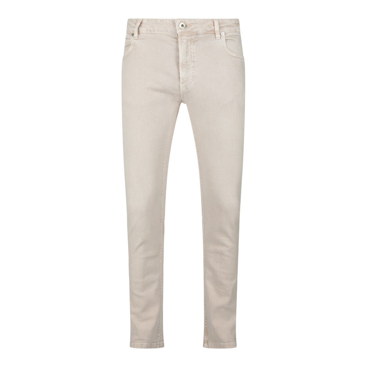 BEIGE COTTON JEANS