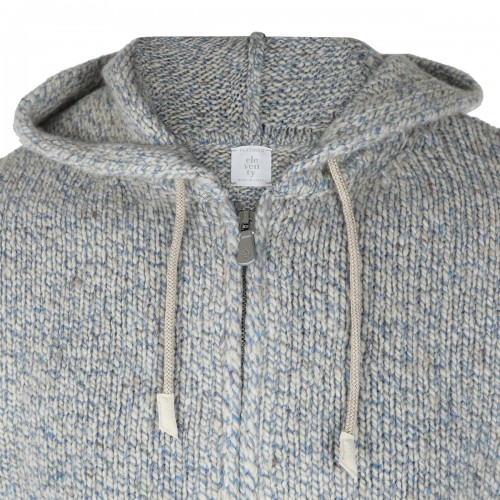 GREY WOOL KNITWEAR