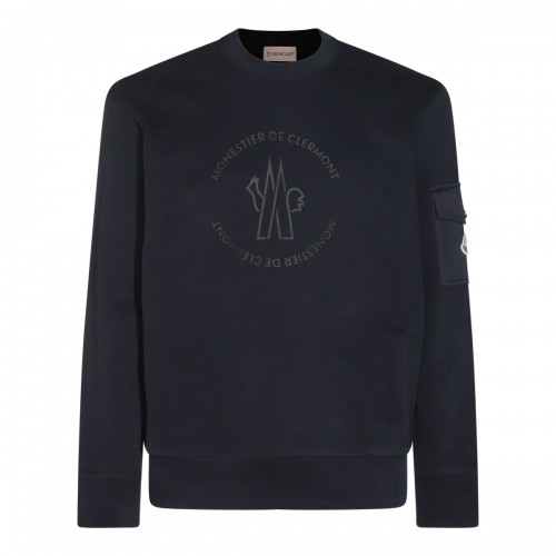 BLUE COTTON SWEATSHIRT