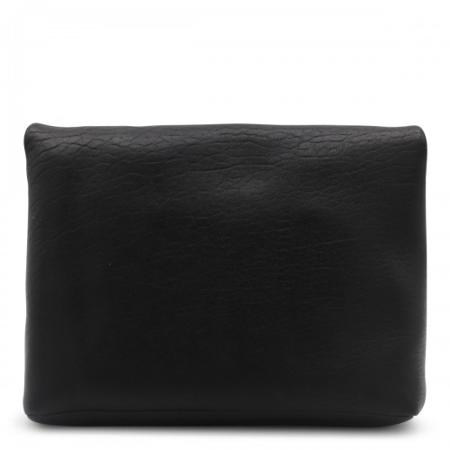 BLACK LEATHER POUCHES