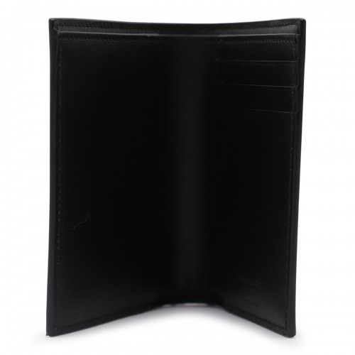 BLACK LEATHER CARD HOLDER