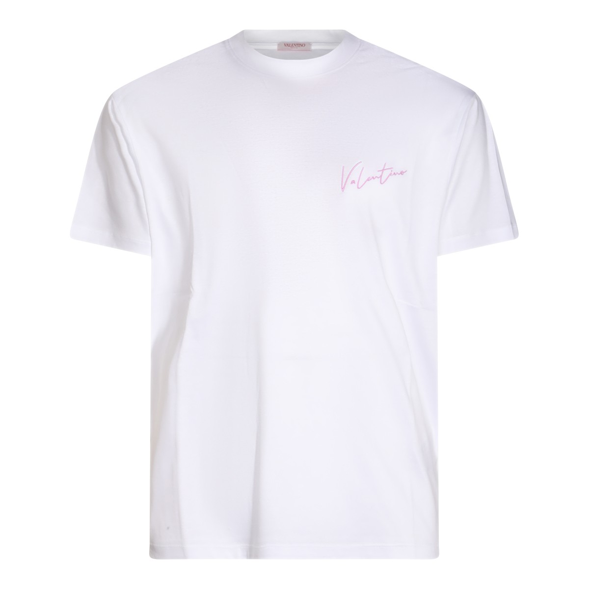 WHITE COTTON T-SHIRT