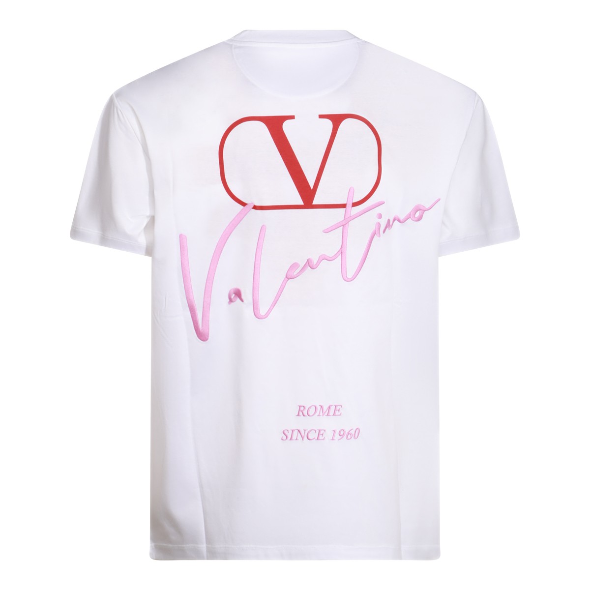 WHITE COTTON T-SHIRT