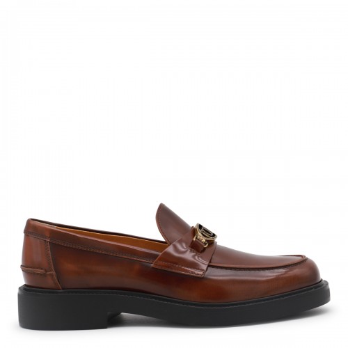 BROWN LEATHER LOAFERS