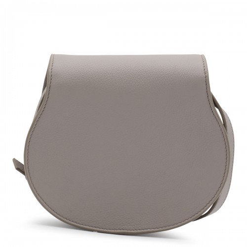 CASHMERE GREY LEATHER MARCIE SMALL SHOULDER BAG