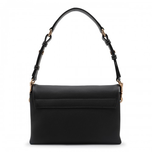 BLACK LEATHER SHOULDER BAG