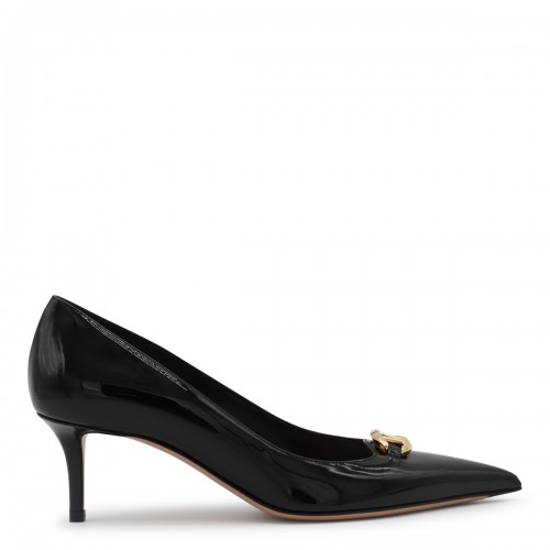 Valentino Garavani – Black Leather Pumps 37