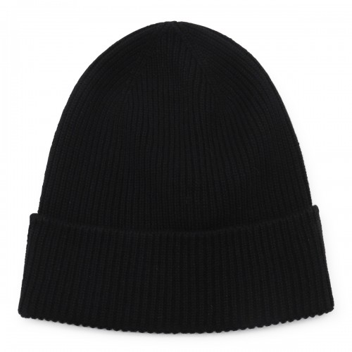 BLACK WOOL HAT