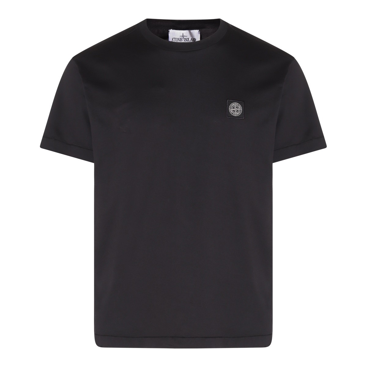 BLACK COTTON T-SHIRT