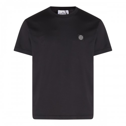 BLACK COTTON T-SHIRT