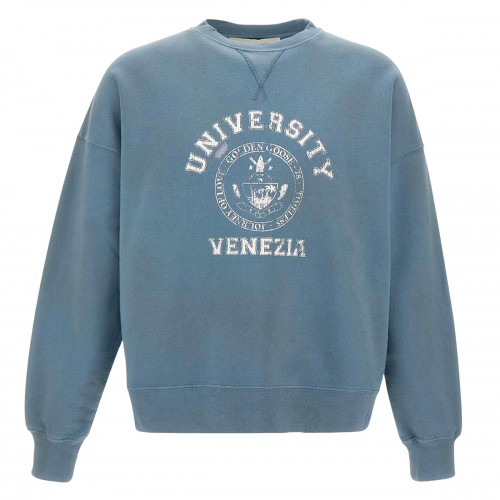 BLUE COTTON SWEATSHIRT