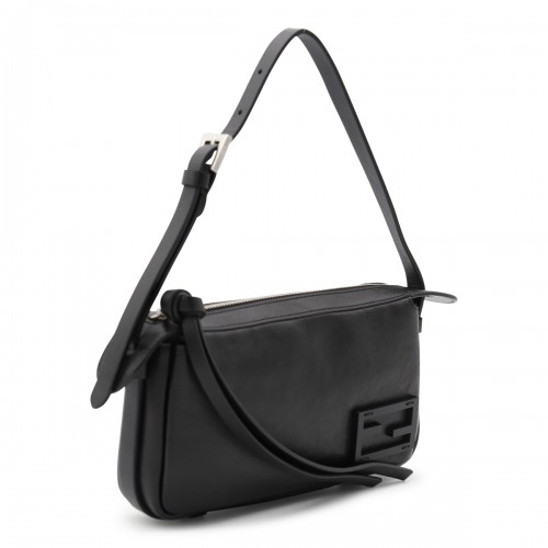 BLACK LEATHER SIMPLY MINI BAG