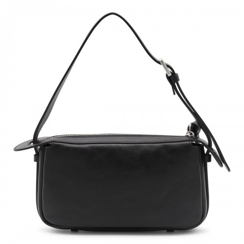 BLACK LEATHER SIMPLY MINI BAG