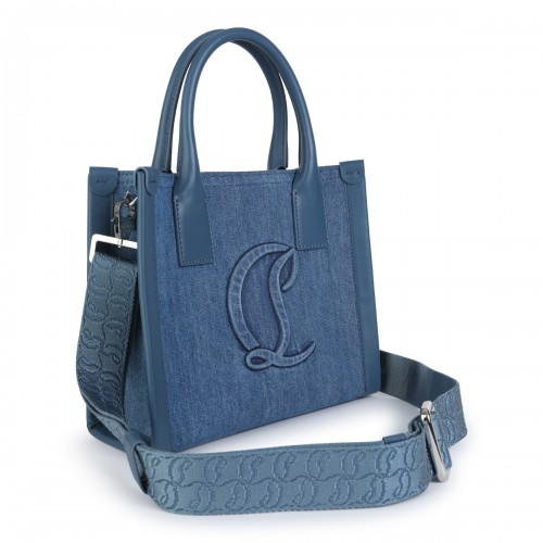 BLUE DENIM DE BY SIDE TOTE BAG