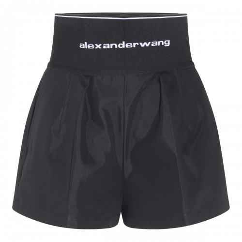 BLACK COTTON SHORTS