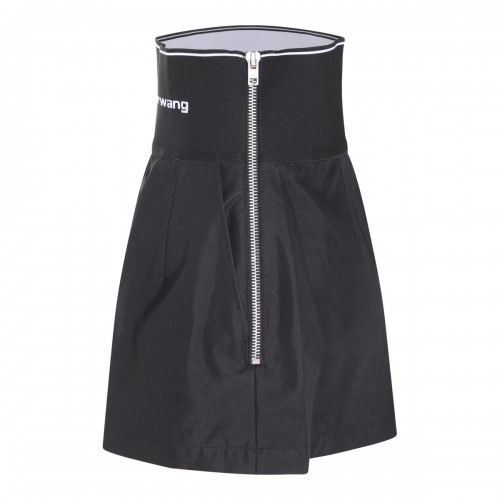 BLACK COTTON SHORTS