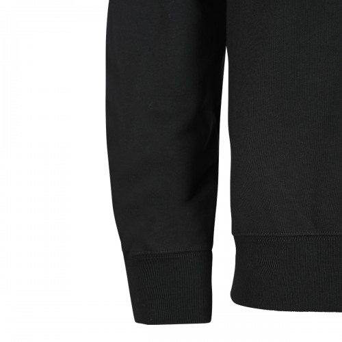 BLACK COTTON SWEATSHIRT