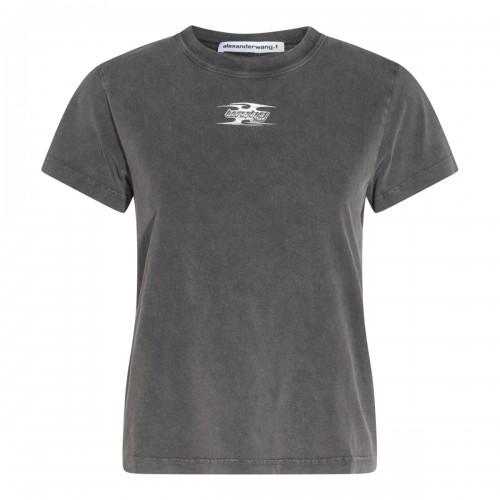 GREY COTTON T-SHIRT