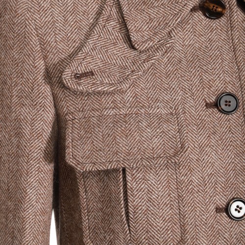 BROWN WOOL JACKET