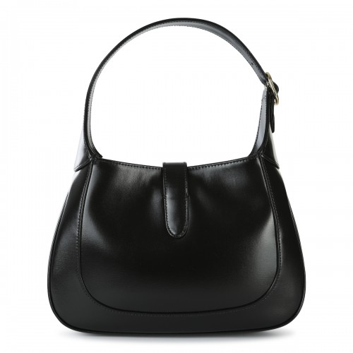 BLACK LEATHER JACKIE 1961 SHOULDER BAG