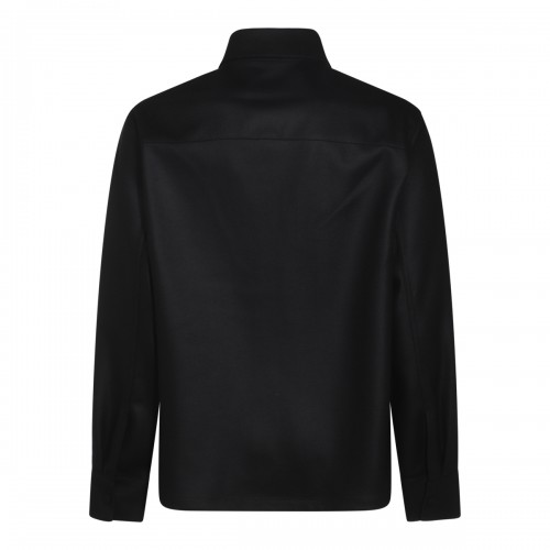 BLACK WOOL SHIRT 2