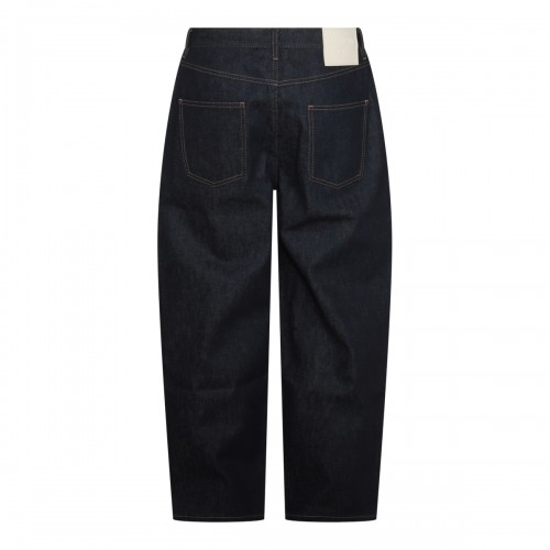 BLACK COTTON DENIM JEANS 2