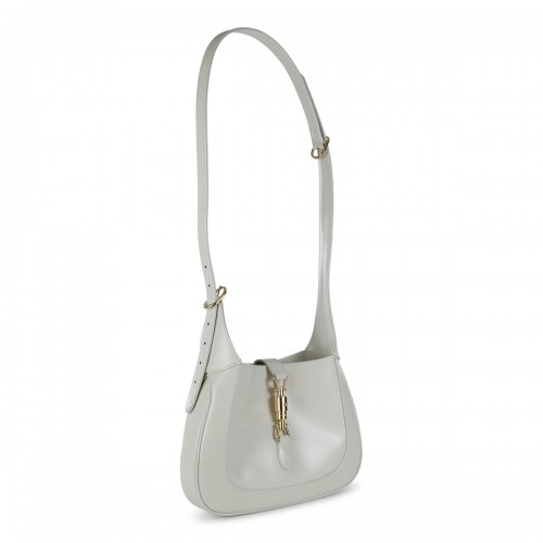 WHITE LEATHER JACKIE 1961 SHOULDER BAG