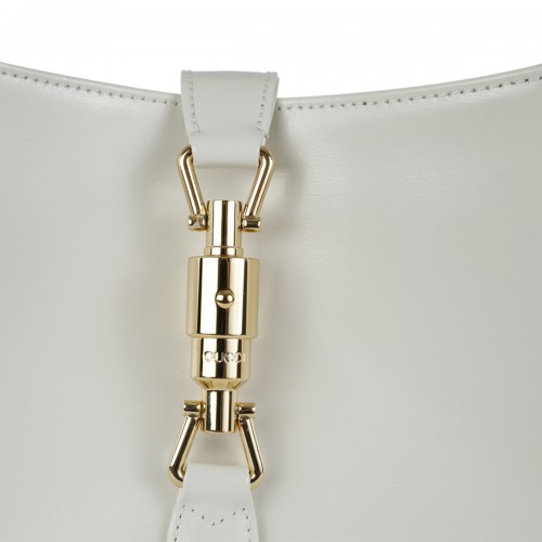 WHITE LEATHER JACKIE 1961 SHOULDER BAG