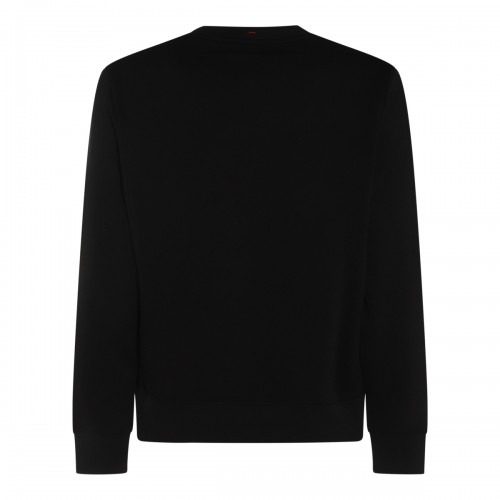 BLACK COTTON SWEATSHIRT