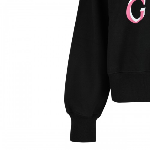 BLACK COTTON SWEATSHIRT