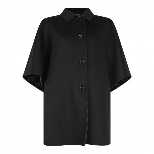 BLACK WOOL COAT