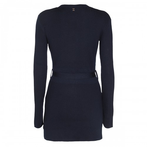 NAVY BLUE WOOL DRESS