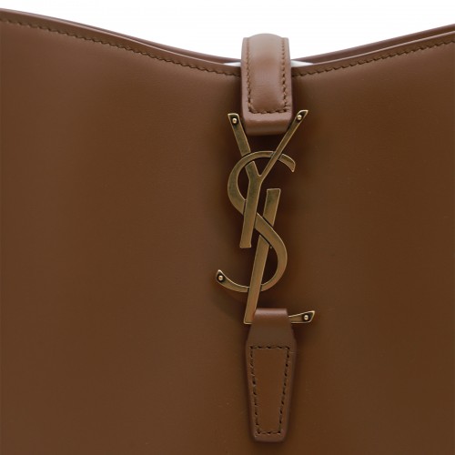 BROWN LEATHER SATCHEL