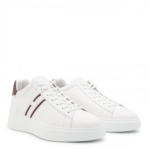 WHITE LEATHER SNEAKERS