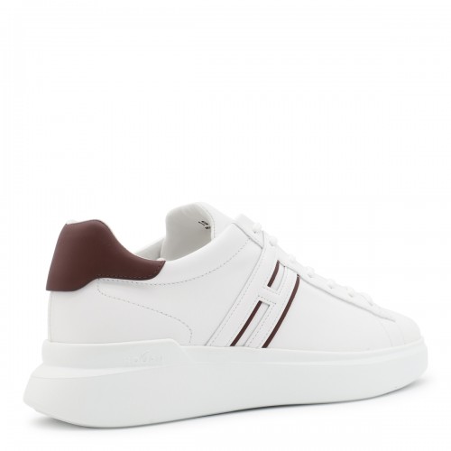 WHITE LEATHER SNEAKERS