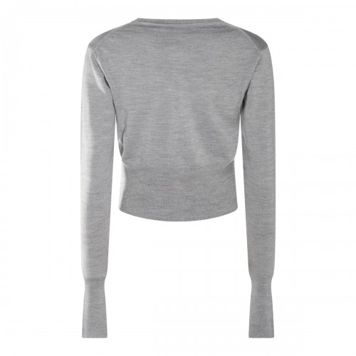 GREY WOOL KNITWEAR