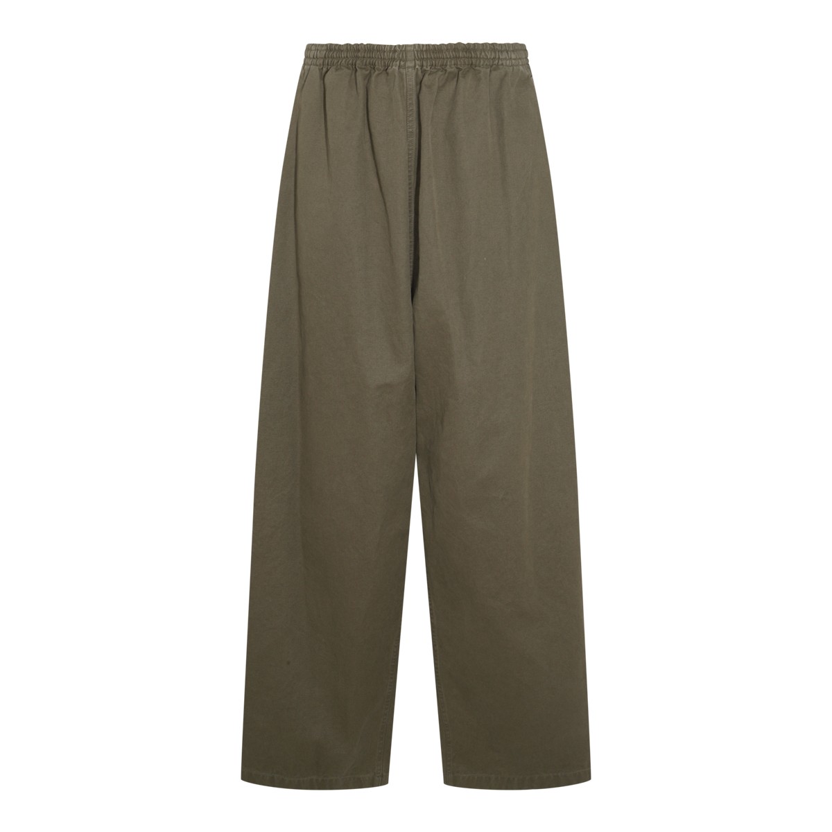 DARK GREEN COTTON PANTS